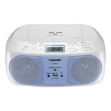TOSHIBA 東芝 TY-CRU12TW USB/CD/MP3/FM手提音響(福利品出清)