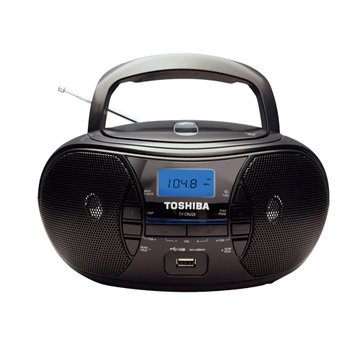 TOSHIBA 東芝 CRU20(K)USB/CD手提收音機 (黑)(福利品出清)