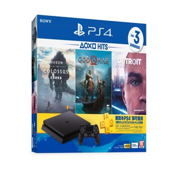 SONY PS4主機(500G黑) HITS5 同捆組