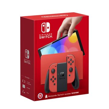 Nintendo 任天堂Switch OLED 主機-瑪利歐亮麗紅｜新品預購預計2023.10