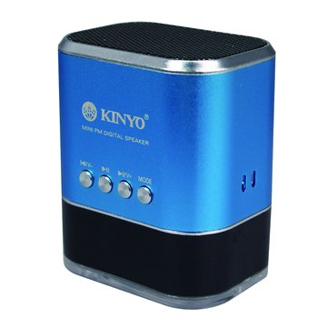 KINYO 藍/MPS-377 USB插卡式喇叭