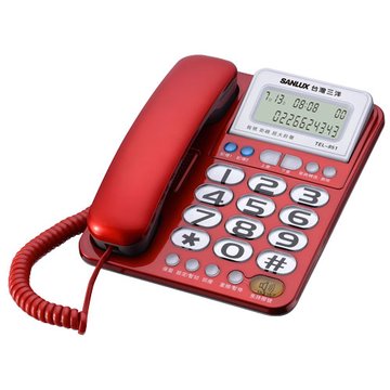 SANLUX 台灣三洋 TEL-851 超大鈴聲有線電話｜順發線上購物