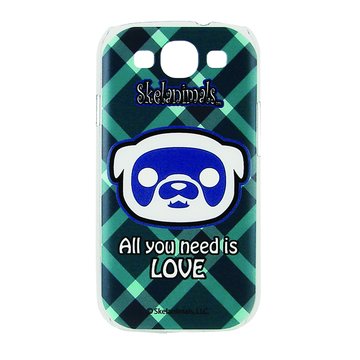 TPTT 三星 S3 / I9300 浮雕背蓋骷髏獸組合-藍(Ma