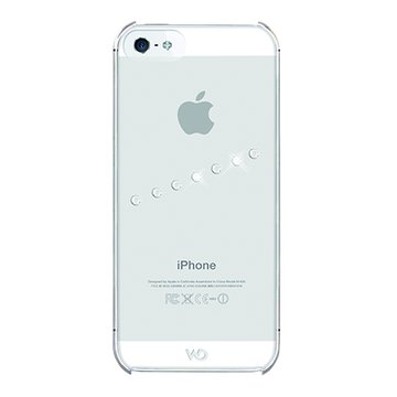 WDiPhone5施華洛世奇斜紋水鑽背蓋(透明)