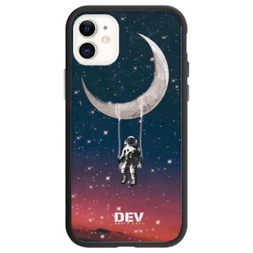 DEVILCASE 惡魔鋁合金iPhone 11宇宙 星座 神話系列 月亮鞦韆-黑