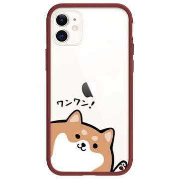 DEVILCASE 惡魔鋁合金iPhone 11對殼系列 角落汪-勃根地酒紅