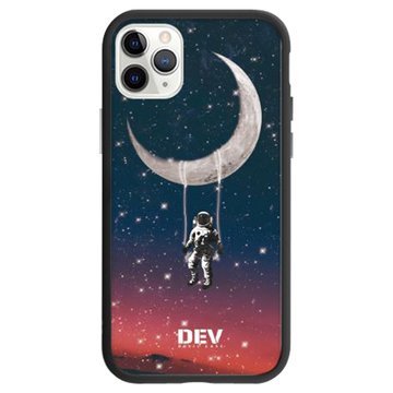 DEVILCASE 惡魔鋁合金iPhone 11 Pro Max宇宙 星座 神話系列 月亮鞦韆-黑