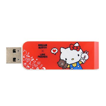Apacer 宇瞻 Kitty X Line派對聯名碟16GB-KT紅