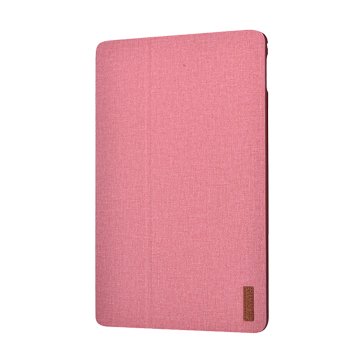 DEVIA Apple iPad(2017)逸致皮套-繽紛粉