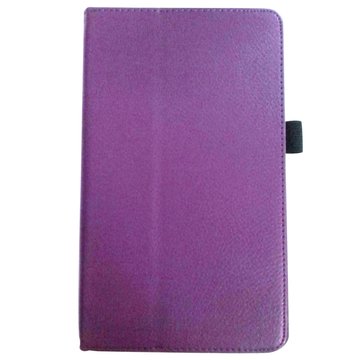 皮套:三星TabS T700/T705 8.4"荔枝紋支架/紫