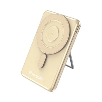 Verbatim 威寶 10000mAh 磁吸無線行動電源(雙TYPE-C 整合線＋顯示螢幕）金