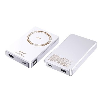 enerpad 愛良品 UFO MX-10000-SS 磁吸固態行動電源10000mAh-白