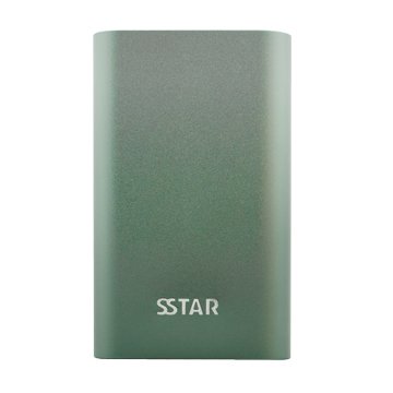 SSTAR QC3.0金屬質感10050mAh行動電源-墨綠