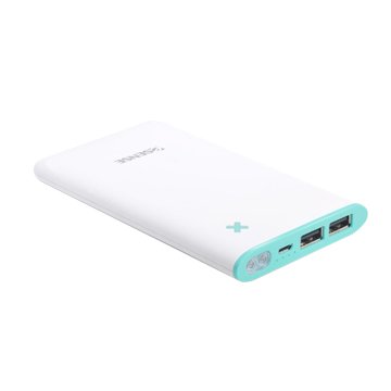 E-SENES 逸盛 B600 白色戀人超薄行動電源-綠