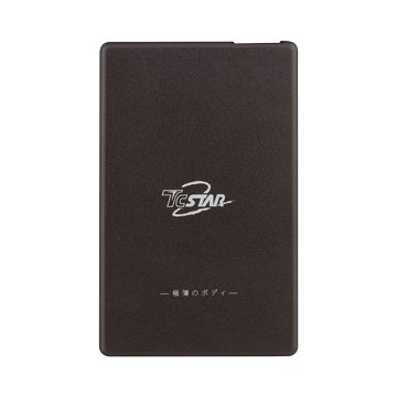T.C.STAR MBK035101 2300mAh名片型行動電源-鐵灰