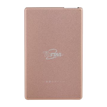 T.C.STAR MBK035101 2300mAh名片型行動電源-玫瑰