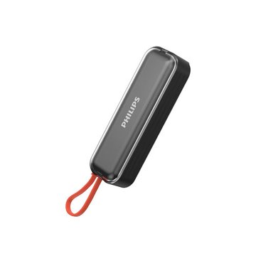 PHILIPS 飛利浦 DLP5201CB/96 4900mAh FunCube BAR 22.5W AC自帶Type-C線行動電源 黑(17.88Wh/有標示)