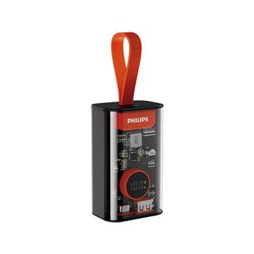 PHILIPS 飛利浦 DLP5715CB 10000mAh黑行動電源透明款