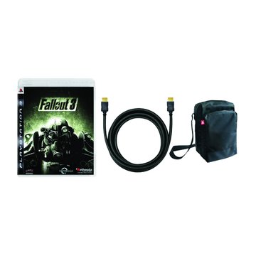 SONY 新力牌 PS3 異塵餘生3+HDMI+4 button包