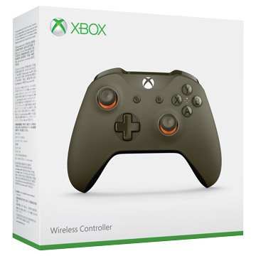 Microsoft 微軟 XBOX ONE 特別版藍牙無線控制器-綠橘色