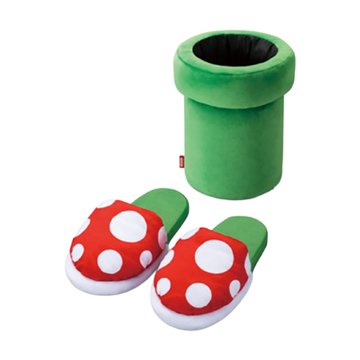 Nintendo 任天堂NS 超級瑪利歐 吞食花水管拖鞋