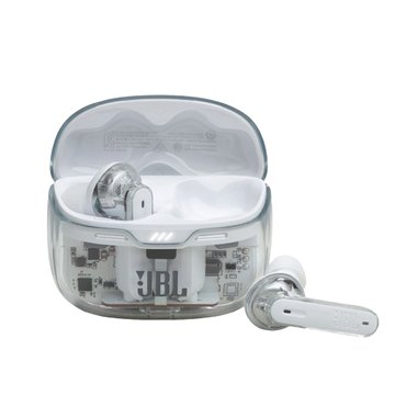  JBL Tune Beam Ghost真無線降噪耳機/透白 