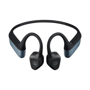 audio-technica 鐵三角 鐵三角藍芽無線軟骨傳導耳機二代 黑色