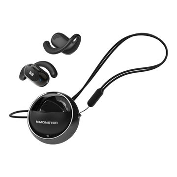 MONSTER 魔聲MON-MQO33-BK 旋轉耳掛式氣傳導藍牙耳機/黑