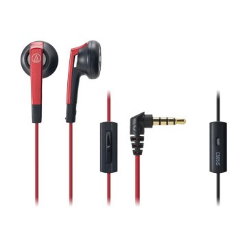 audio-technica 通話用耳機C505iS RD紅