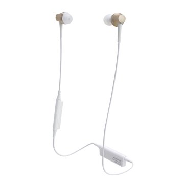 audio-technica 藍牙無線耳機CKR75BT香檳金 (新品包裝毀損)
