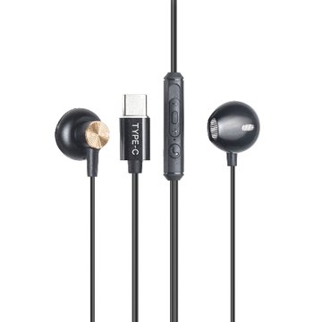 RASTO RS32 黑爵士Type-C磁吸入耳式耳機-黑