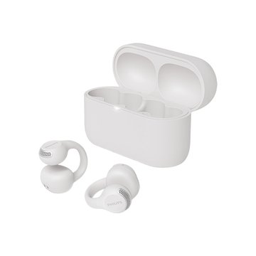 PHILIPS 飛利浦 AI麥克風耳夾式藍牙耳機 (白) TAQ2000WT