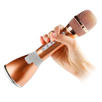 ifive 五元素 隨身藍牙K歌麥克風-奢華金