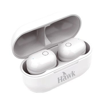 Hawk 浩客 ATW768真無線藍芽耳機-晶亮白