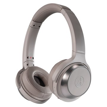 audio-technica 鐵三角無線耳罩式耳機WS330BT卡其(外盒瑕疵良品)(福利品出清)