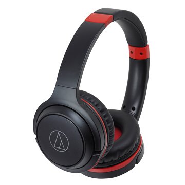 audio-technica 鐵三角無線耳罩式耳機S200BT 紅