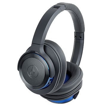 audio-technica 鐵三角牙耳罩式耳機WS660BT GBL藍