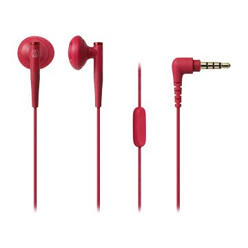audio-technica 通話用耳機C200iS RD紅