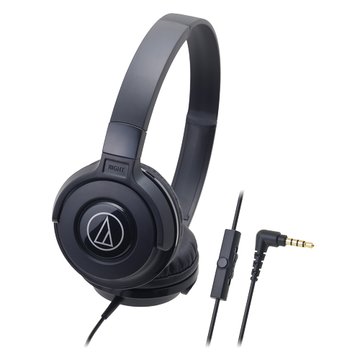 audio-technica 鐵三角 通話耳機 S100iS BK-黑