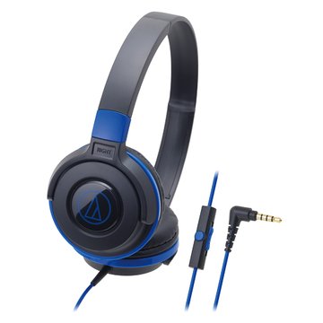 audio-technica 鐵三角 通話耳機 S100iS BBL-藍