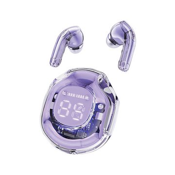 ACEFAST Crystal T8小晶彩真無線耳機-紫