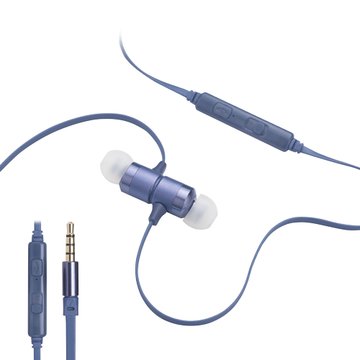 E-books 中景 S96 鋁製磁吸音控入耳式耳機-紫