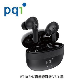 PQI 勁永 BT10 ENC真無線耳機V5.3 黑