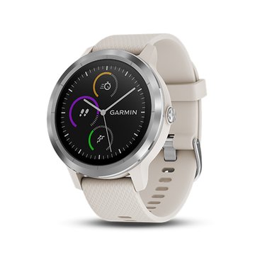 GARMIN vivolife悠遊智慧腕錶-象牙白