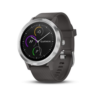 GARMIN vivolife悠遊智慧腕錶-石墨灰