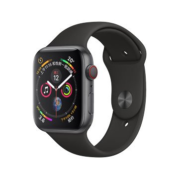 APPLE Watch Series4 GPS行動網路版44mm-灰