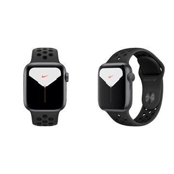 APPLE Watch S5 GPS太空灰鋁錶殼+黑Nike運動錶帶44mm_MX3W2TA/A(客訂)