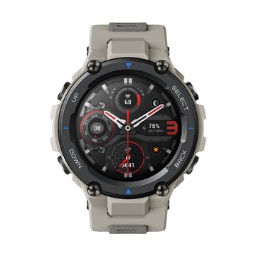 AMAZFIT 華米【Amazfit】2021升級版T-Rex Pro軍規認證智能運動智慧手錶-灰