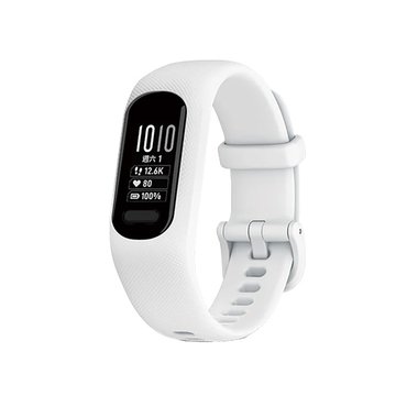 GARMIN vivosmart 5進階版健康心率手環(S-M)-晨光白