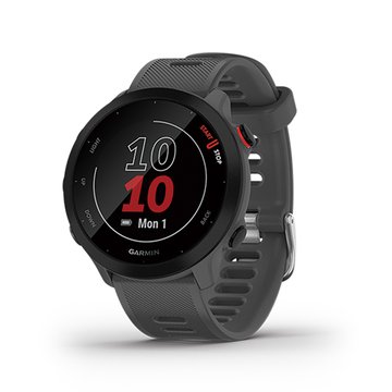 GARMIN Forerunner 55 GPS智慧跑錶-內斂灰 